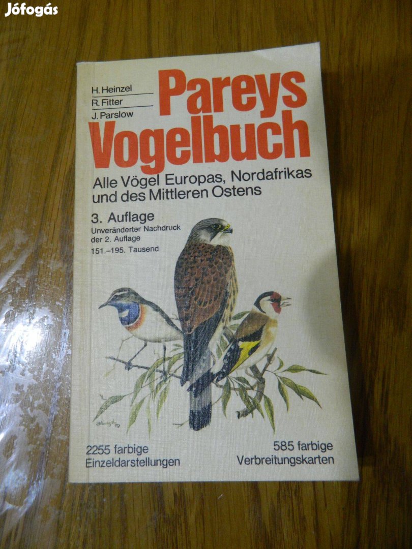 Pareys Vogelbuch madárkatalógus