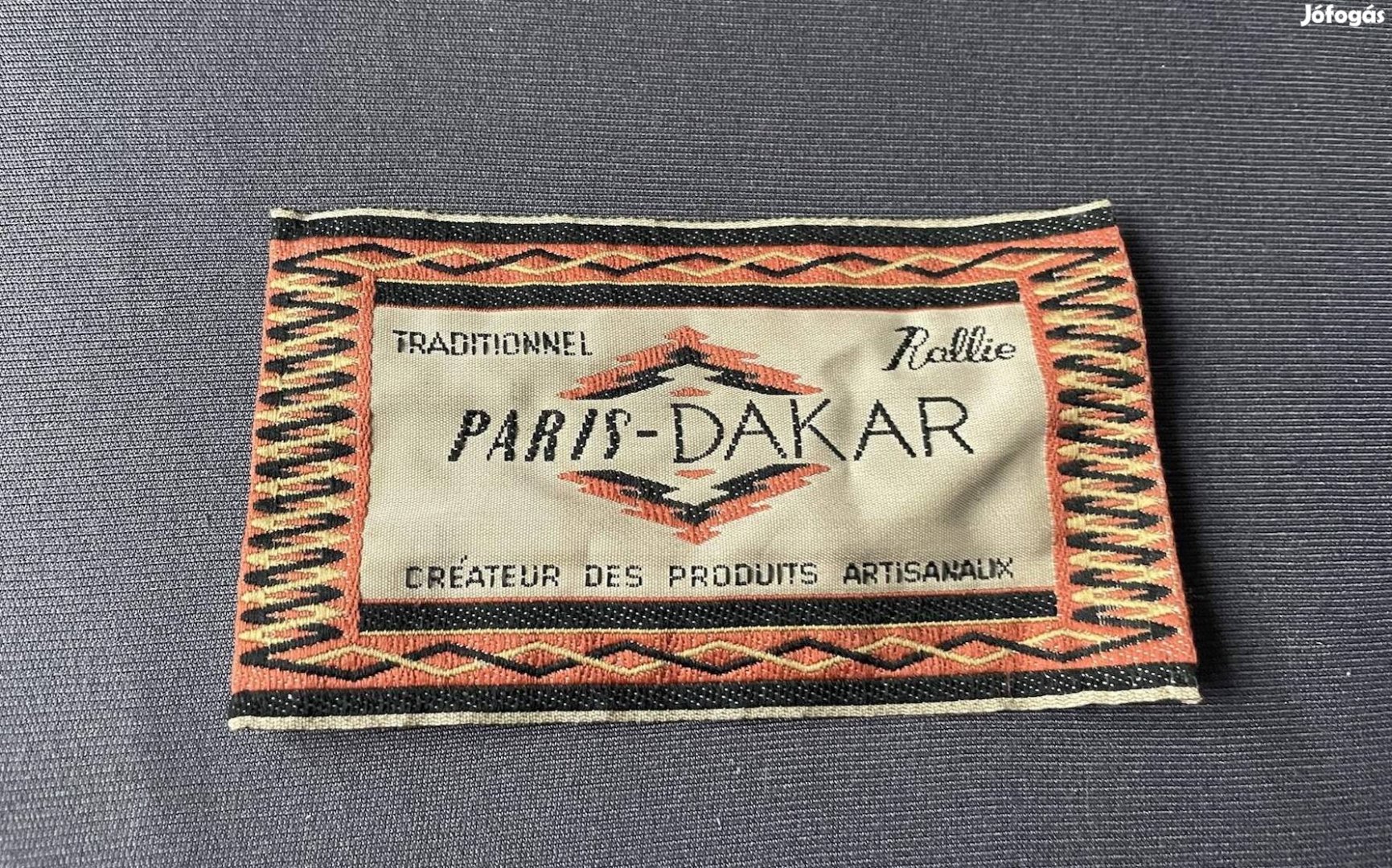 Paris Dakar felvarró