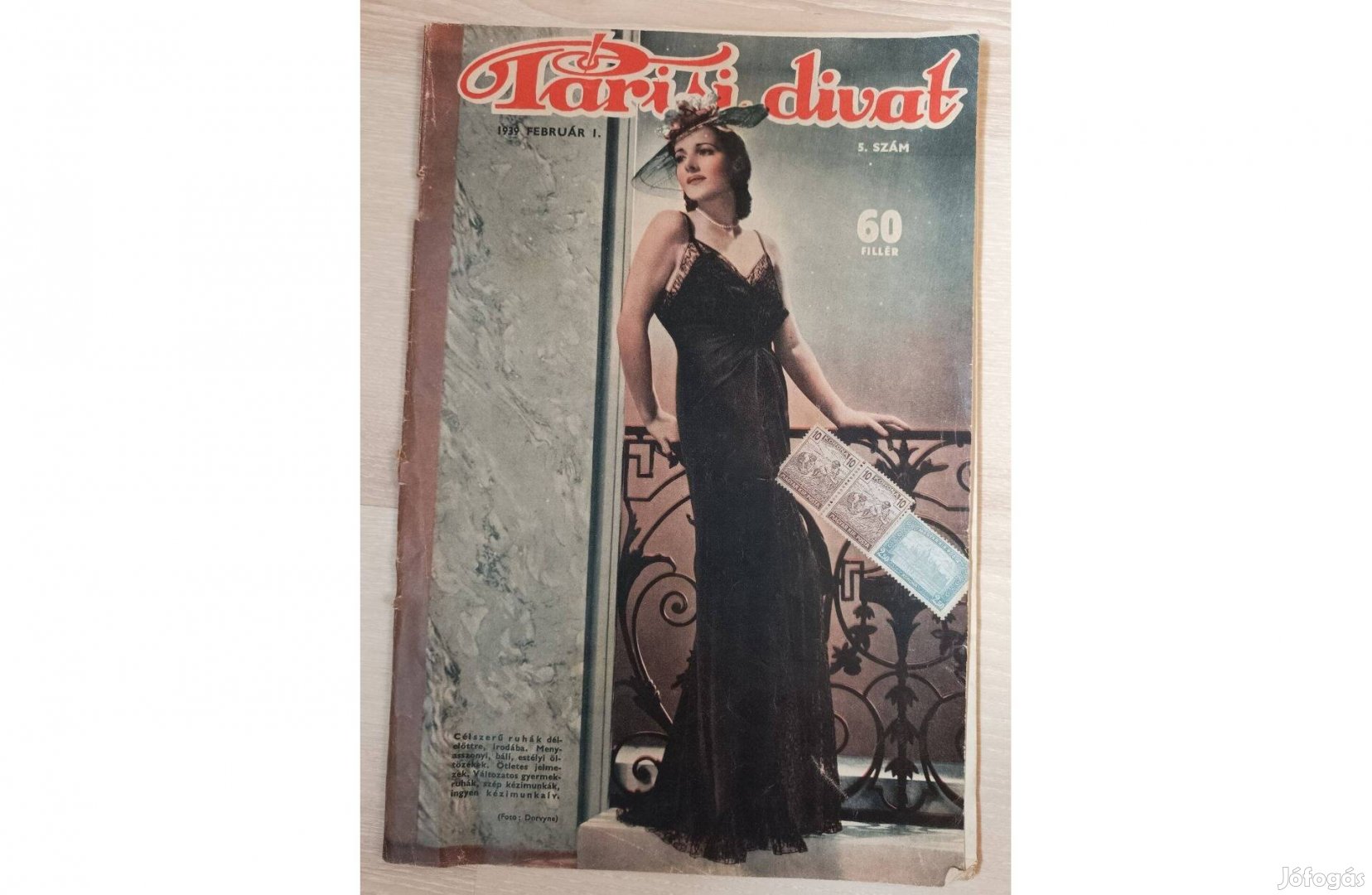 Párisi divat 1939. februári szám