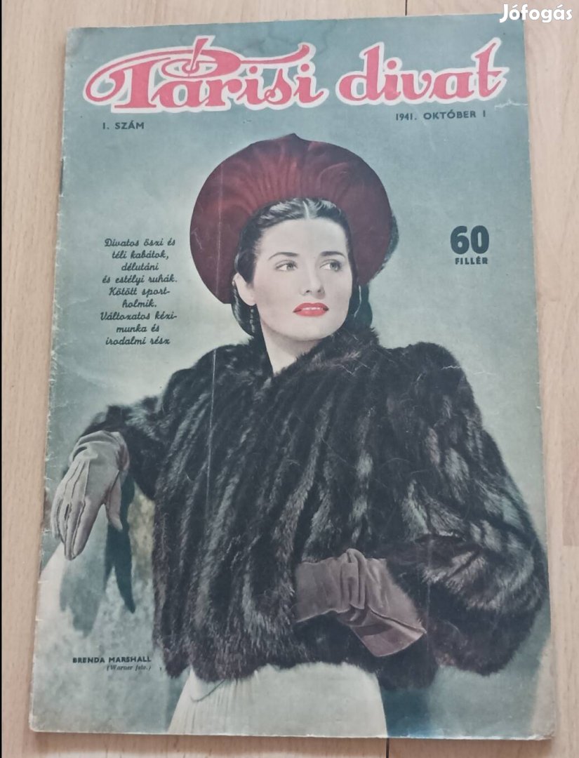 Párisi divat 1940-1941 számai 4 db egyben