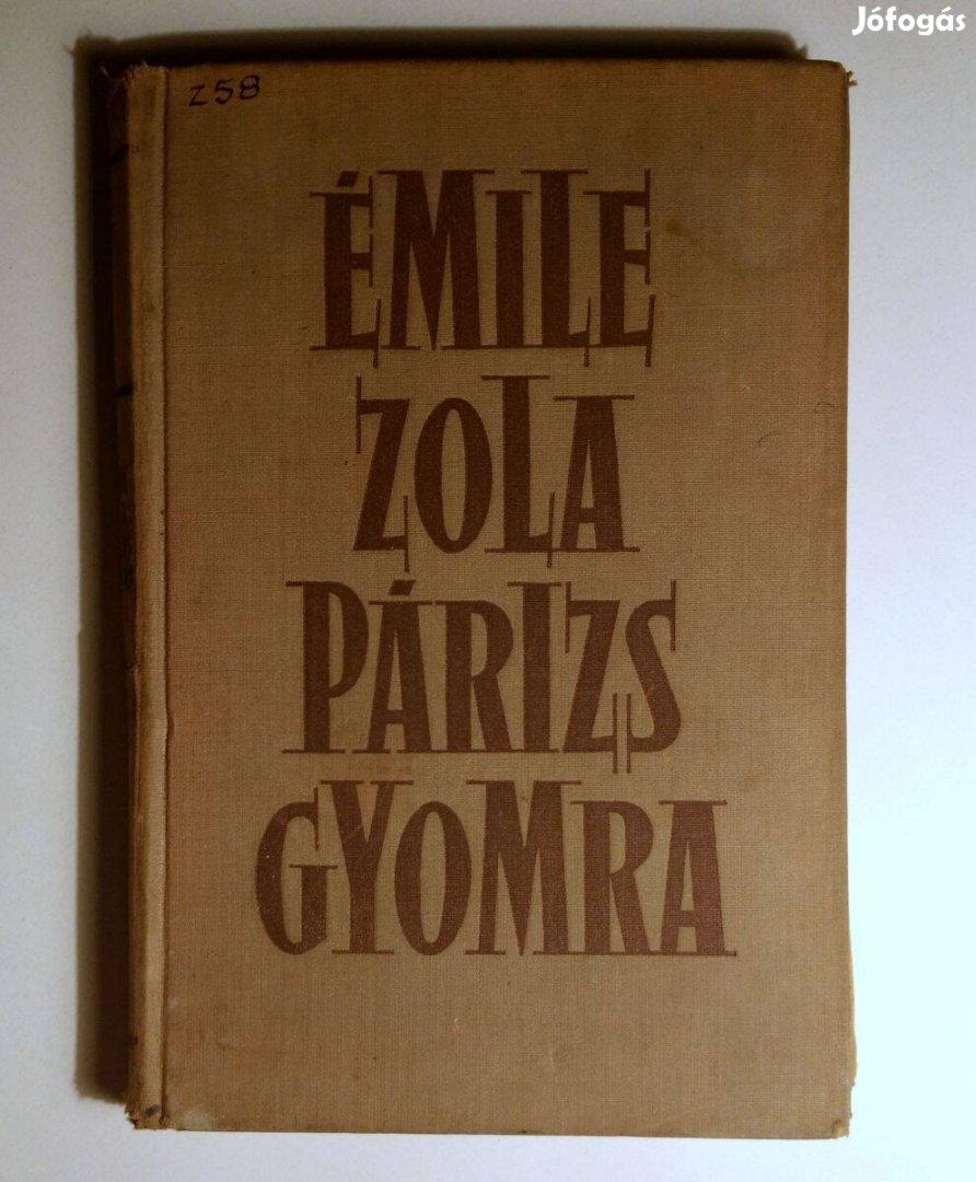 Párizs Gyomra (Émile Zola) 1959 (viseltes) 8kép+tartalom