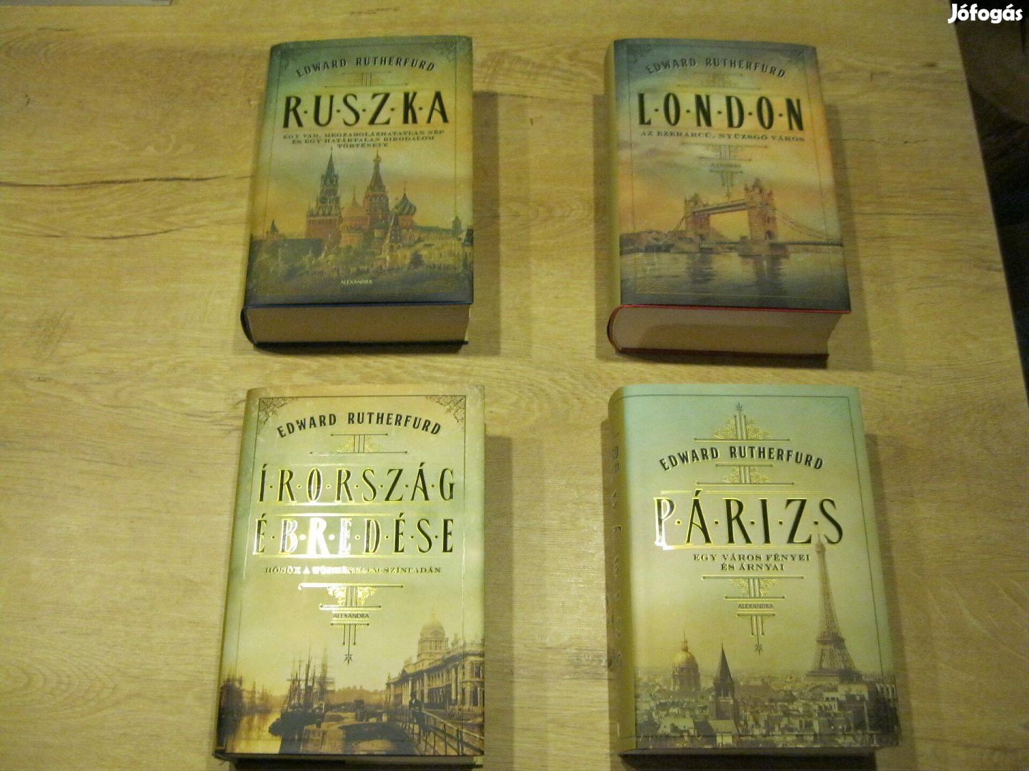 Párizs, London, Ruszka, Irország ébredése c. könyvek