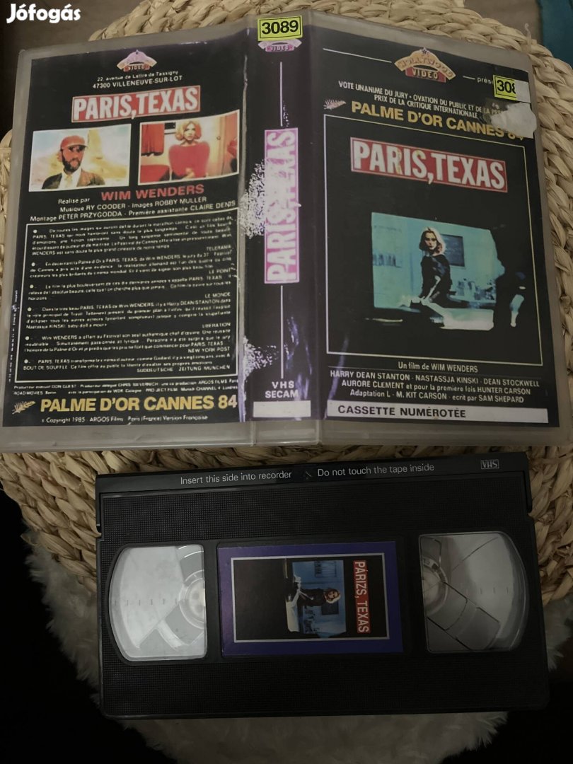 Párizs texas vhs m