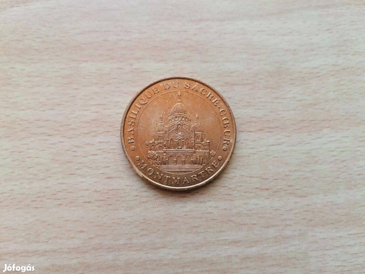 Párizsi turisztikai, látogató token, zseton 2000 - Szent