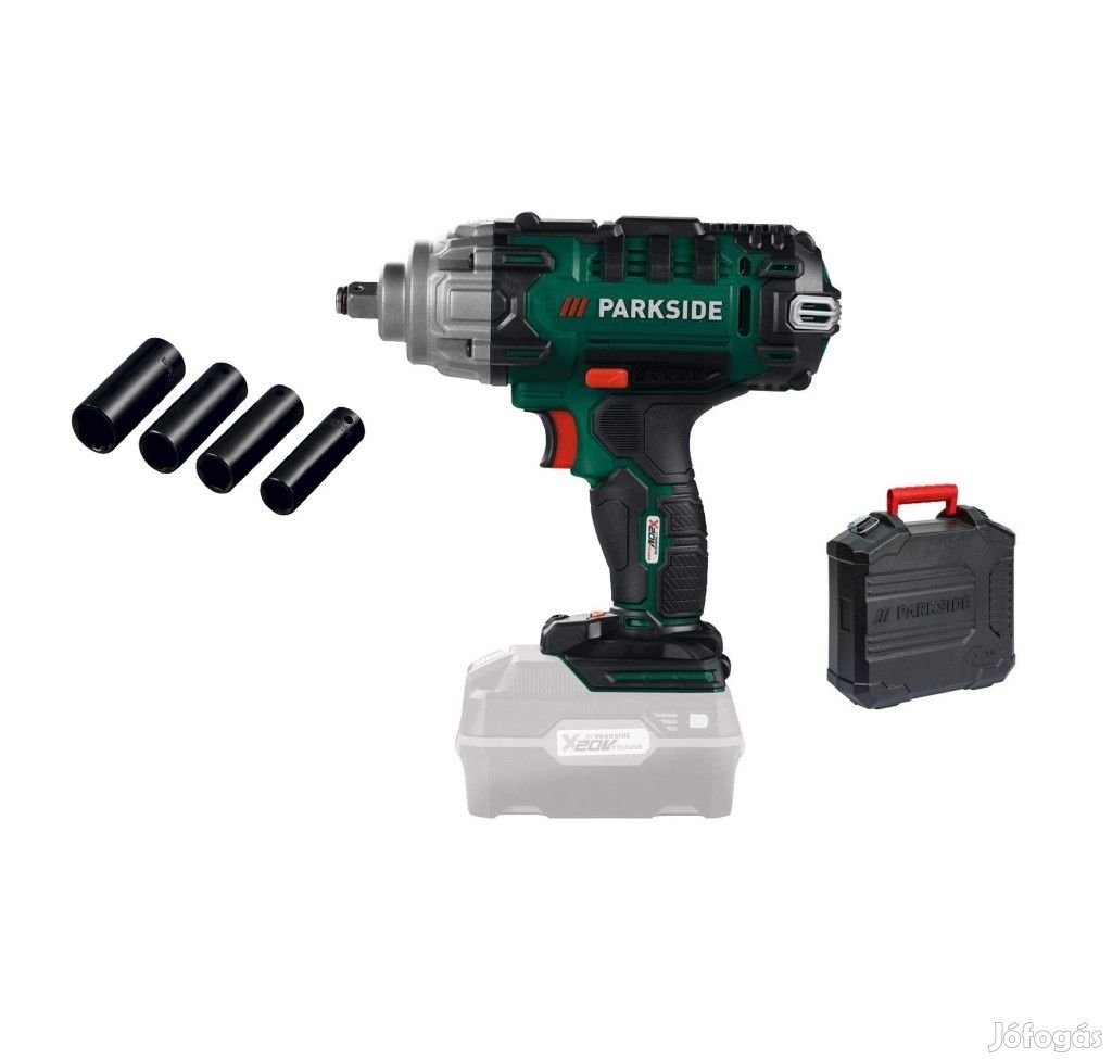ParkSide PASSK 20-Li C4 SOLO X20V 400Nm akkus ütvecsavarozó, akkumulá