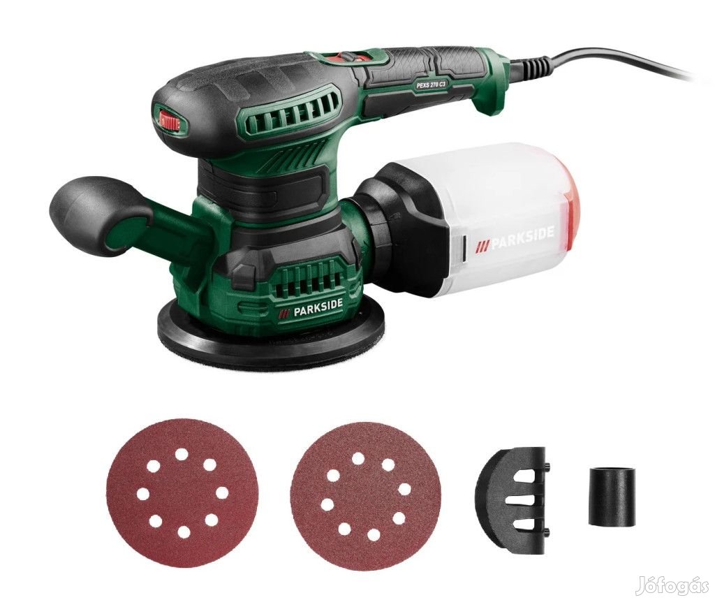 ParkSide PEXS 300 C3 300W elektromos excenter csiszoló, vezetékes exc