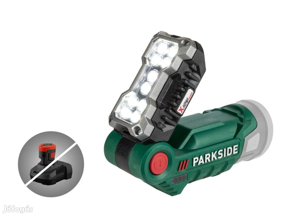 ParkSide PLLA 12 B2 SOLO 12V akkus LED munkalámpa 480 lm 6500K Cordle