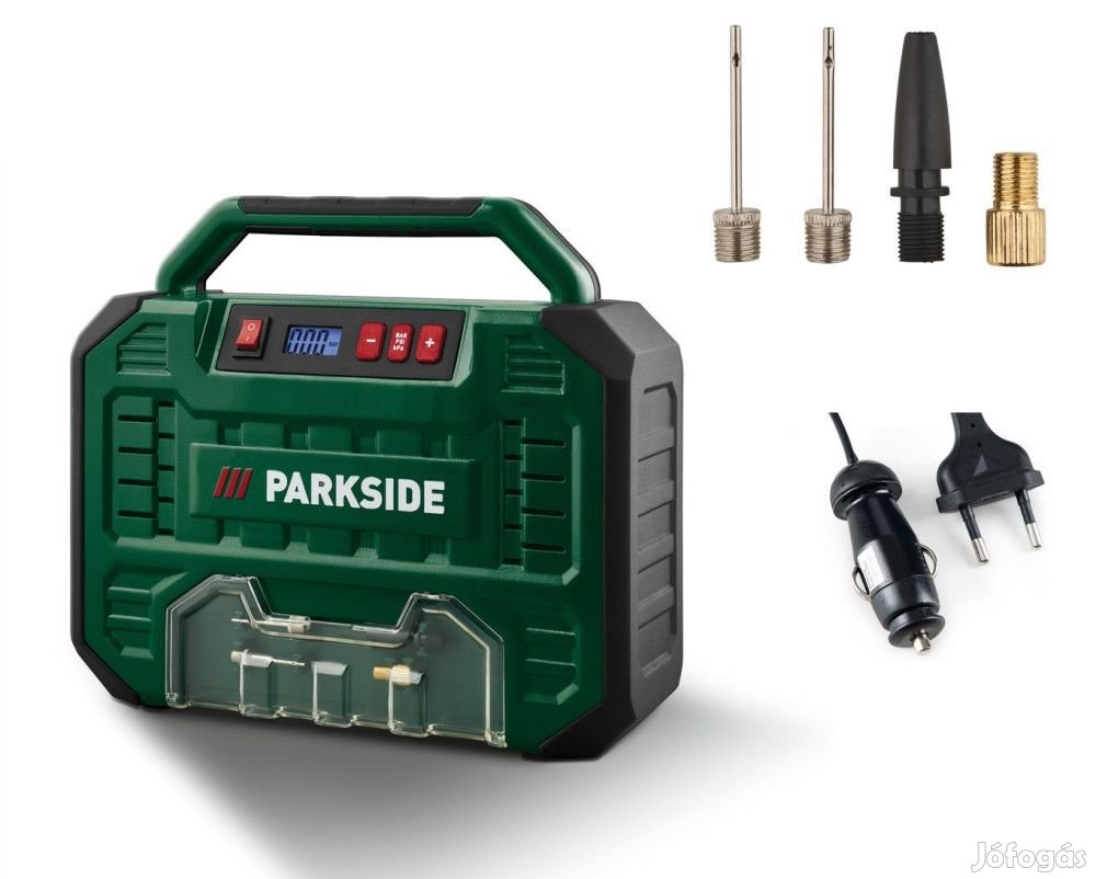 ParkSide PMK 150 A1 autós / hálózati 12V / 230V 150W 1 bar digitális,