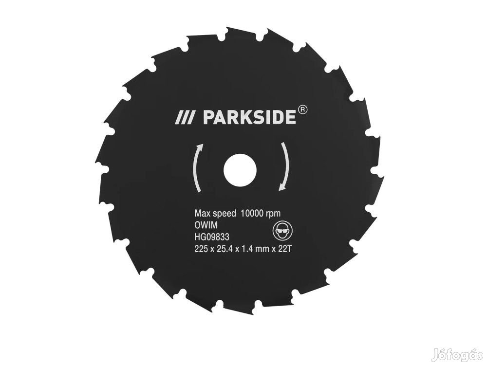 ParkSide Performance PSBFS 225 A1 225 mm fűrészlap PPFSA 40-Li A1 / B