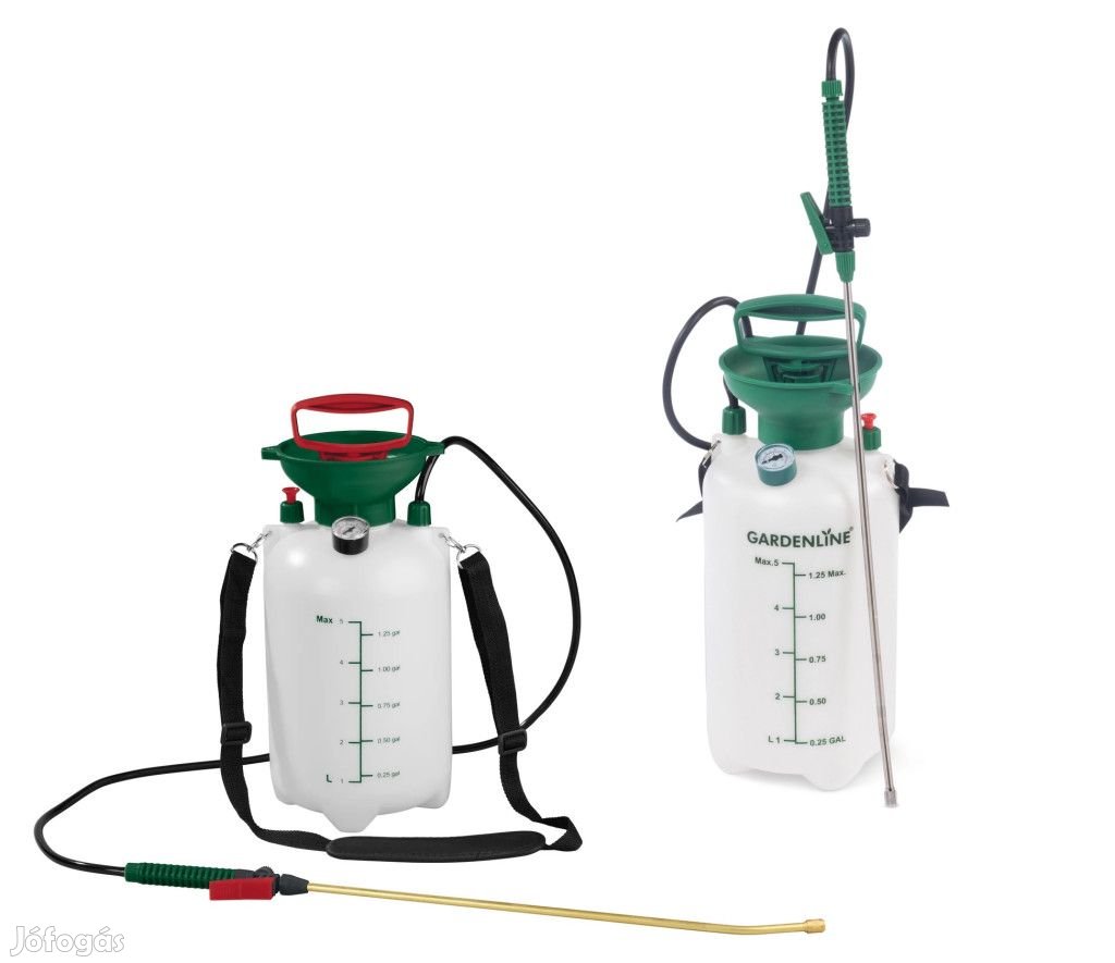 ParkSide / GardenLine mechanikus 5L (5 literes) kézi permetező, pumpá