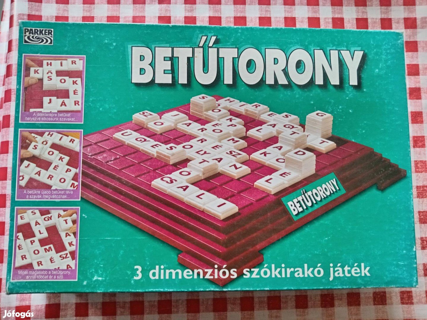 Parker Betűtorony retro társasjáték