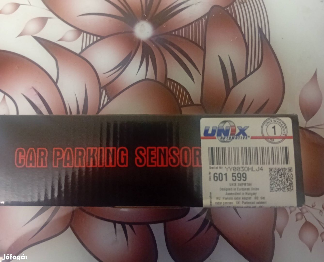 Parkolásérzékelő rendszer 4 érzékelővel