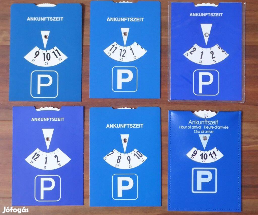 Parkolóórák (parkolási idő méréséhez)