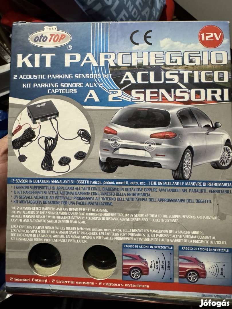 Parkolóradar készlet, parkoló radar