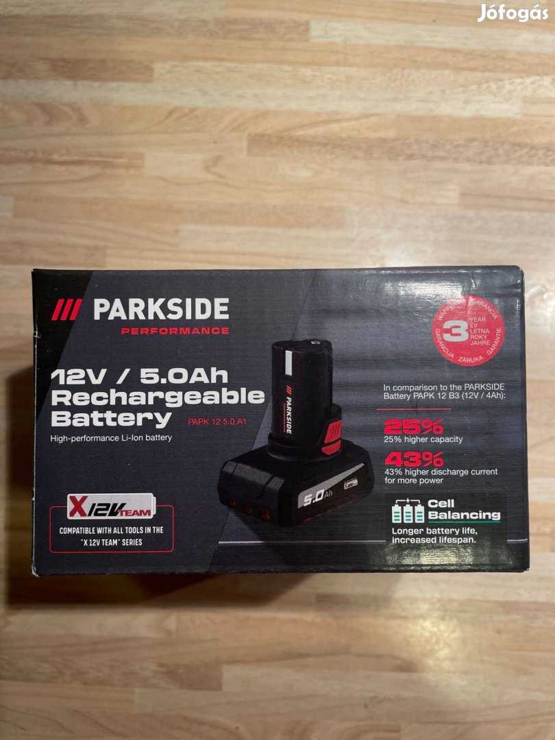 Parkside 12V 5.0 Akksu