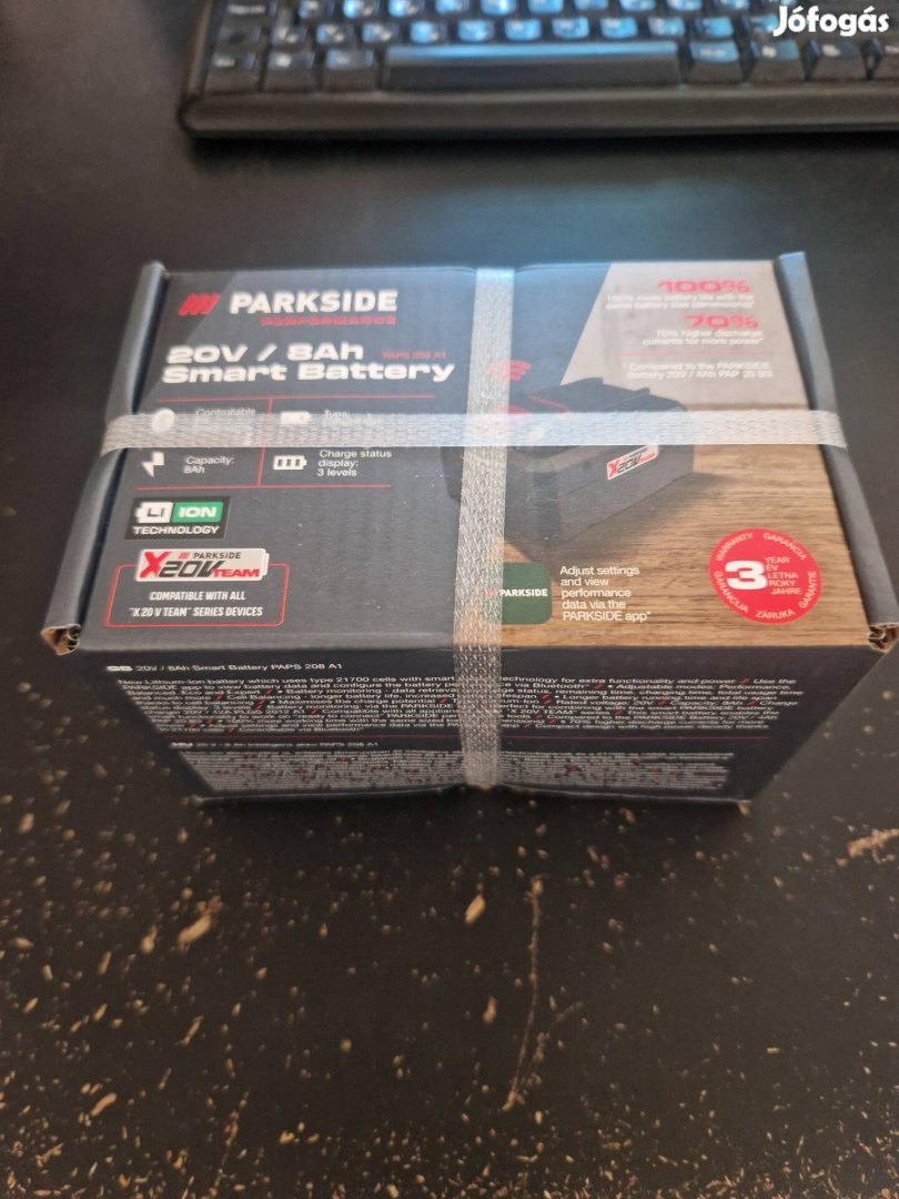 Parkside 20V 8ah-es Smart Bluetooth-os Akkumulátor Eladó 