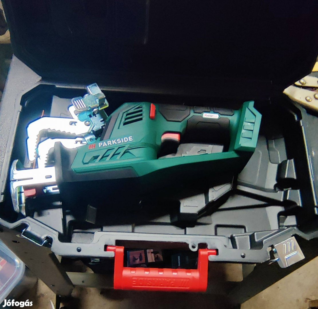 Parkside 20V cserjevágó akkumulátoros fűrész Új
