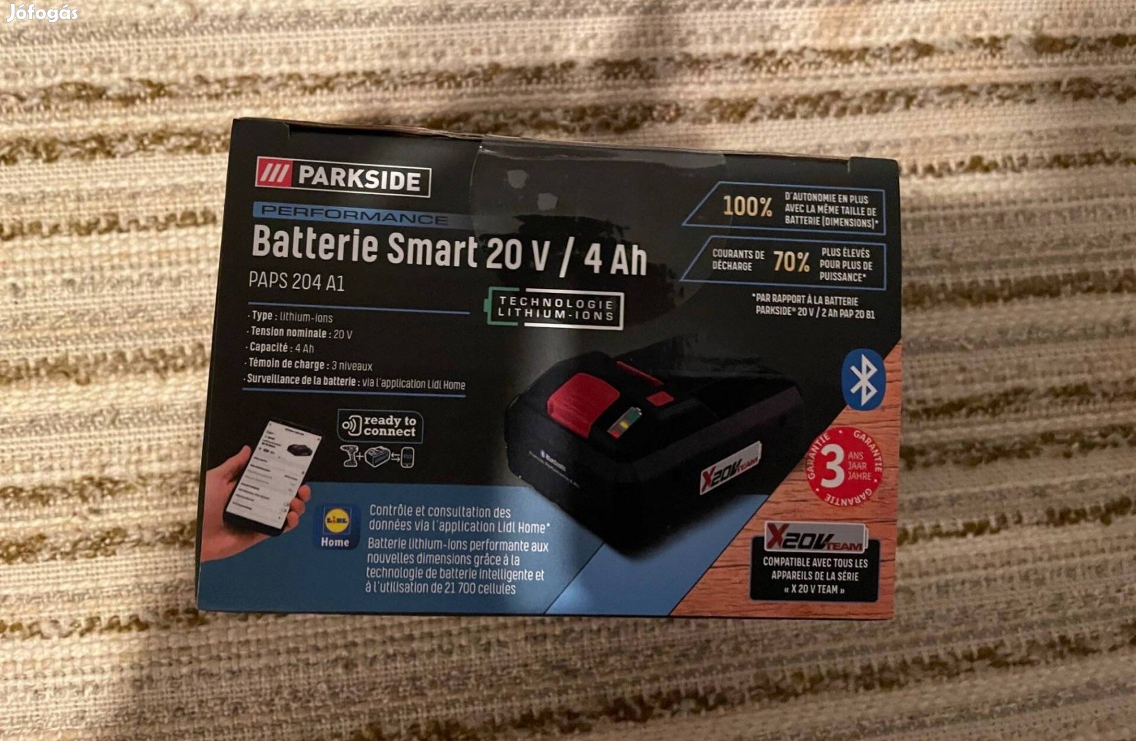 Parkside 20v4ah smart akku