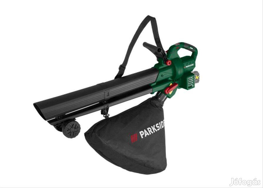 Parkside 40 Voltos akkus lombszívó aprítóval+lombfújó, új, 3 év gari
