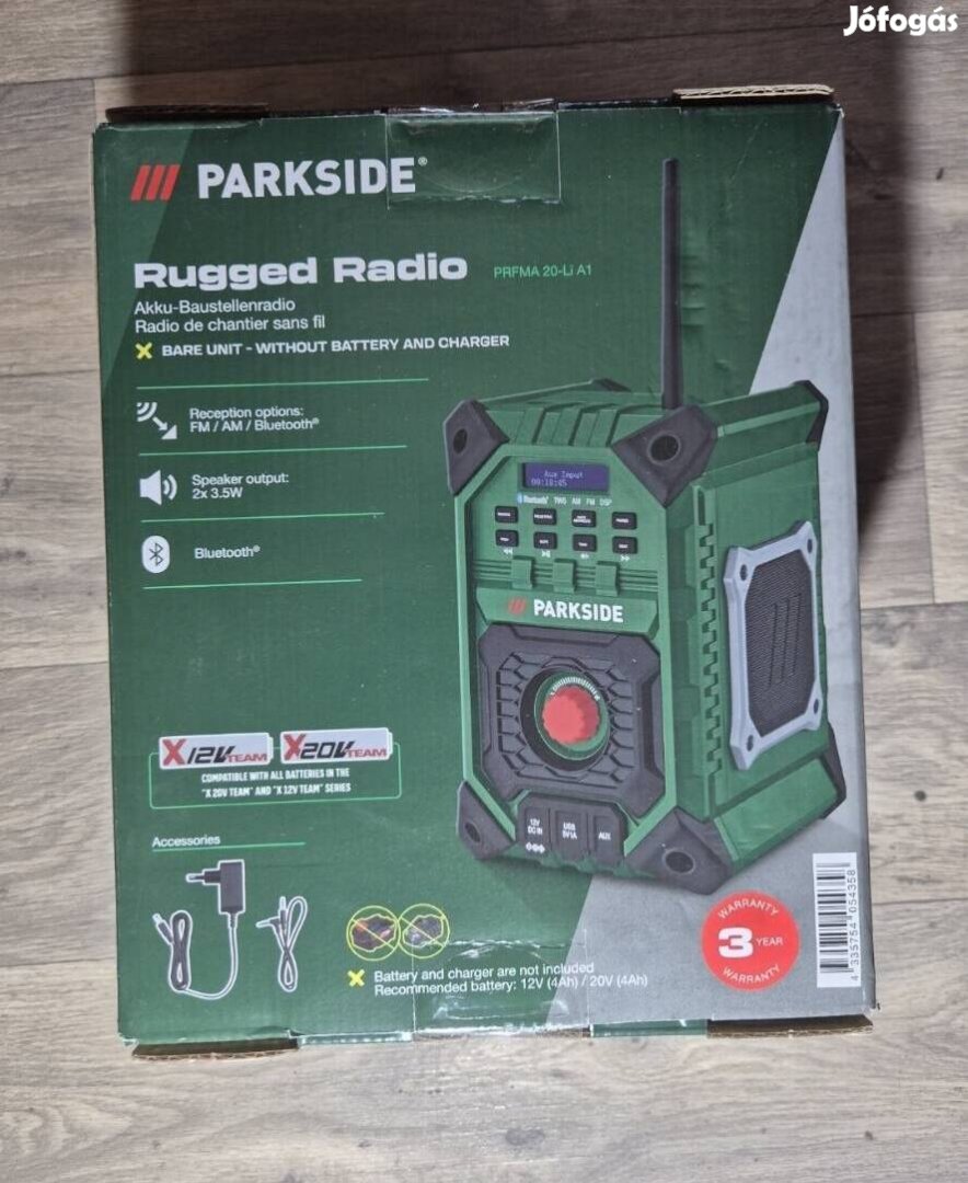 Parkside Bluetooth hangszóró Prfma 20-Li A1