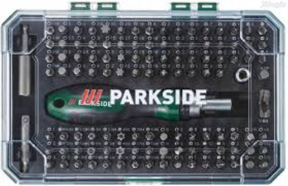 Parkside Csavarhúzó készlet racsnival és tartozékokkal, 81