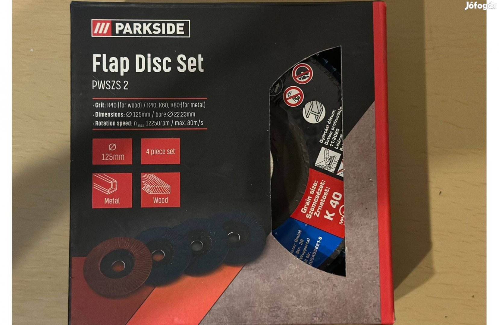 Parkside Flap Disc Set 3db