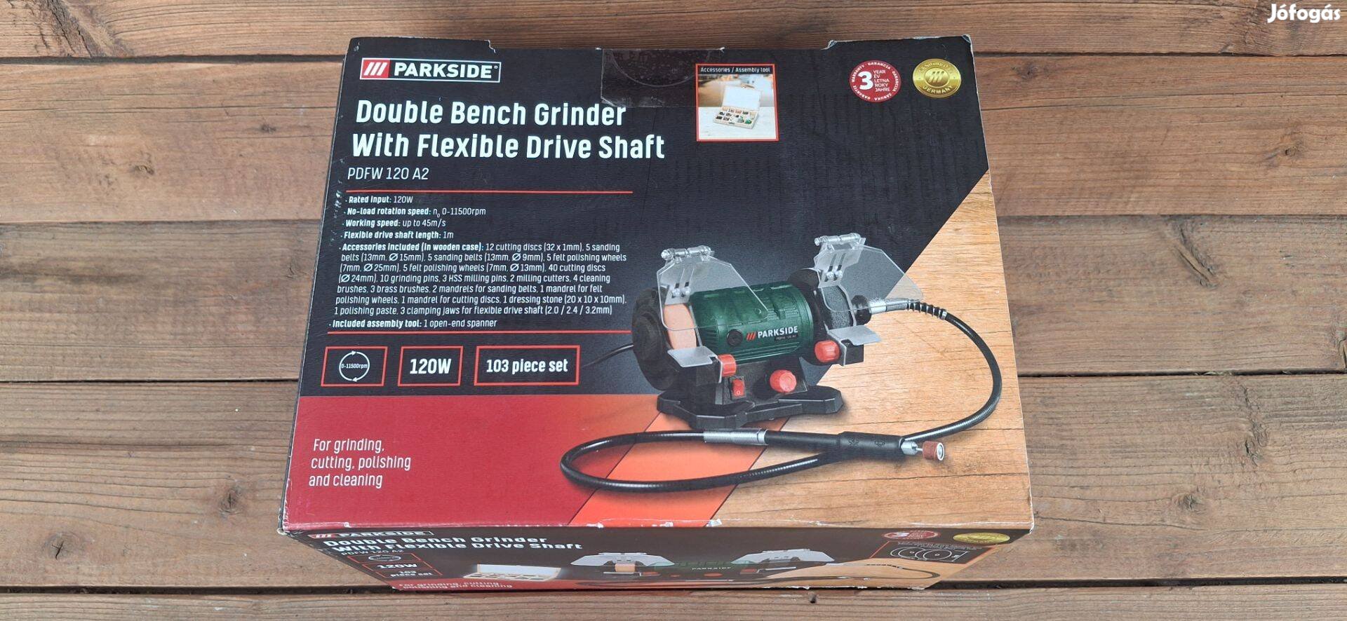 Parkside Pdfw 120 B3 elektromos duplacsiszoló (új, szállítással)