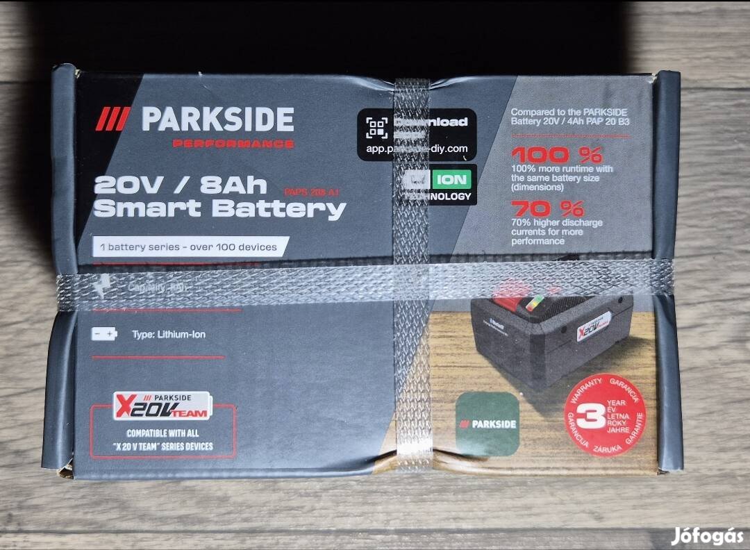 Parkside Performance 20V 8AH akkumulátor