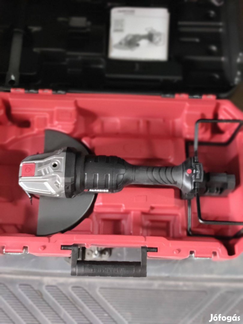 Parkside Performance 230 MM 40 Volt 2 akkus sarokcsiszoló Új