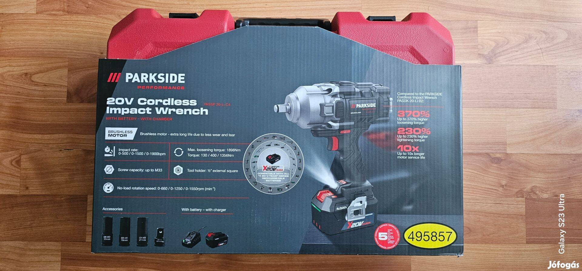 Parkside Performance Passap 20-Li C4 ütvecsavarozó