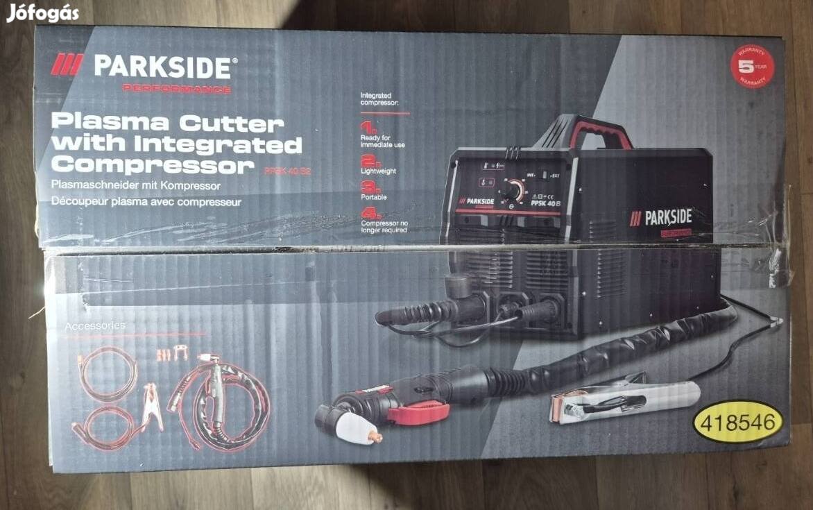 Parkside Performance plazmavágó kompresszorral Ppsk 40 B2