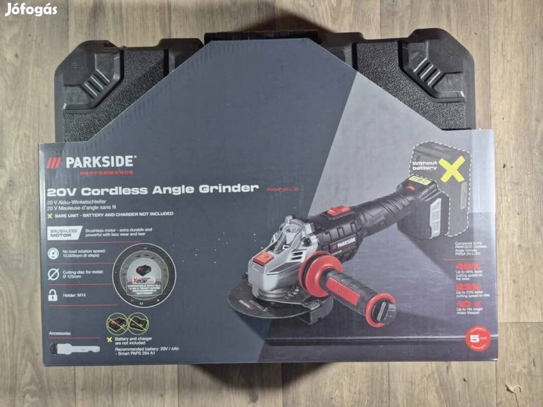 Parkside Performance sarokcsiszoló Pwsap 20-Li G7