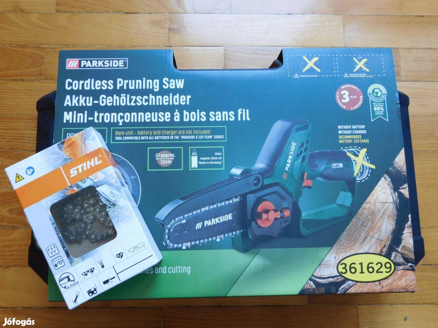 Parkside Pghsa 12 Li A1 akkus mini láncfűrészhez új Stihl