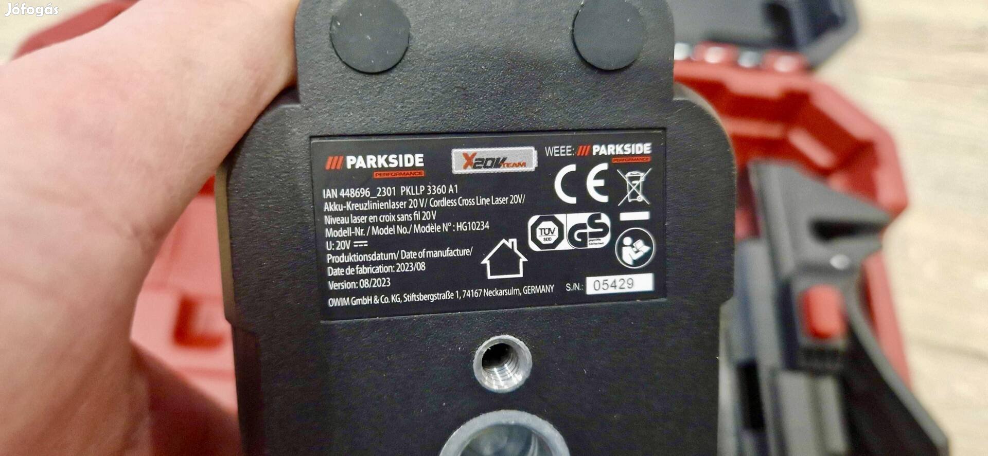 Parkside Performance 3x360 Laser PKLLP 3360