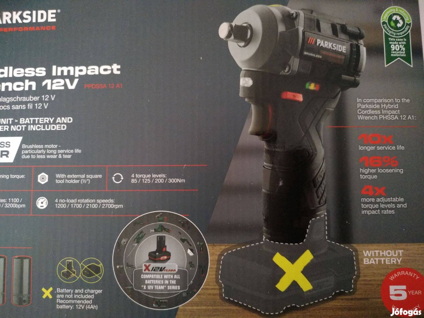 Parkside Performance Impact Wrench PPDSSA 12 A1 vs Milwaukee