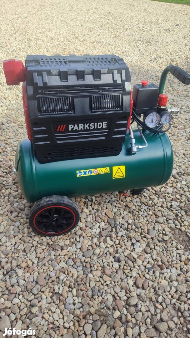 Parkside Psko 2410 A1 2 hengeres csendes kompresszor 