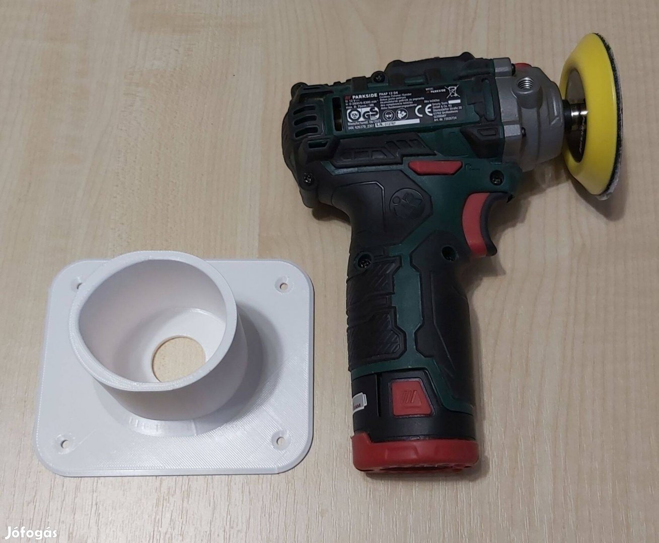 Parkside X12 polirozó géphez asztali tároló, egyedi