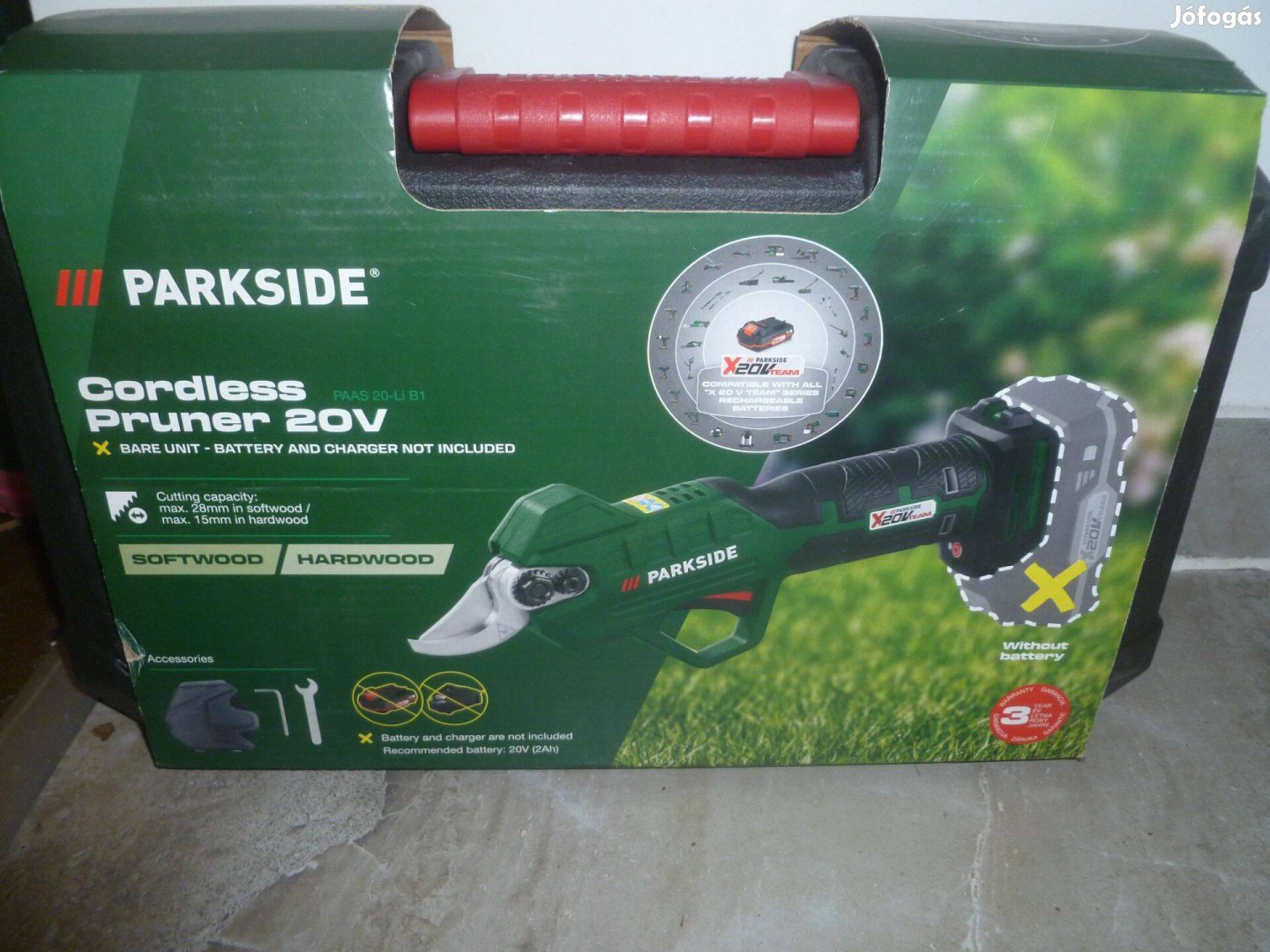 Parkside akkus ágvágóolló