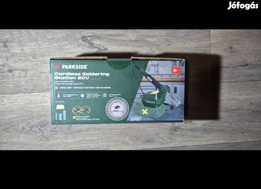 Parkside akkus forrasztóállomás Plsa 20-Li c3