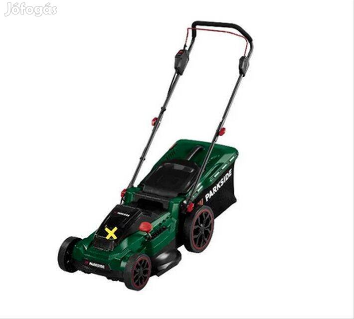 Parkside akkus fűnyíró 40 Voltos (2x20 V) dupla akkus új 3év Lidl gari