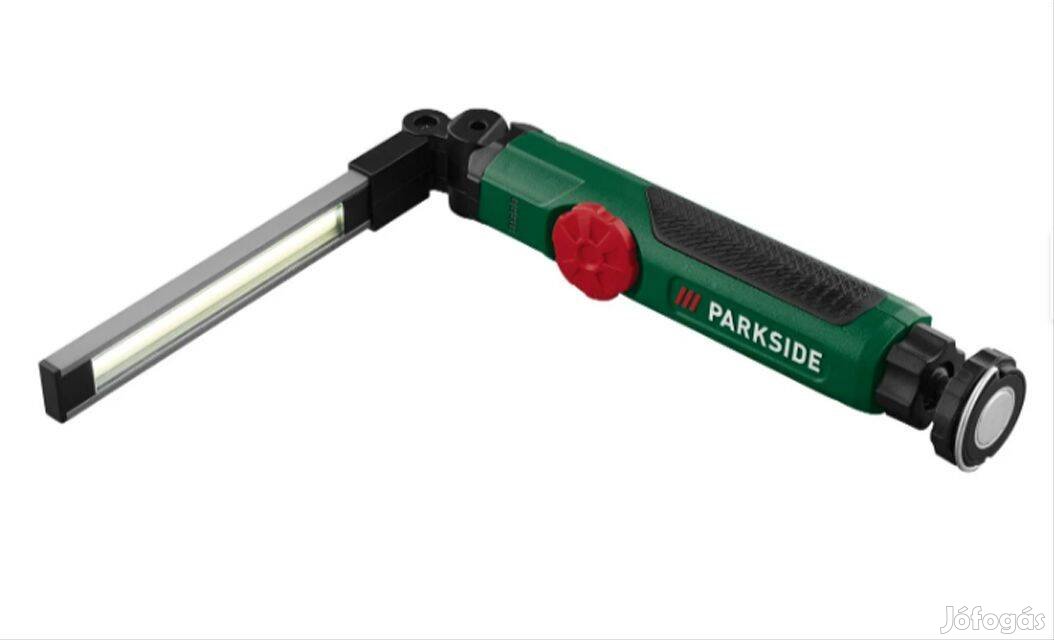 Parkside akkus lámpa COB LED kihajtható mágneses akasztós 4 Volt új