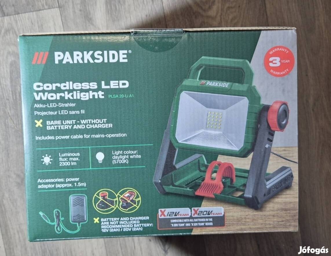 Parkside akkus led reflektor Plsa 20-Li A1