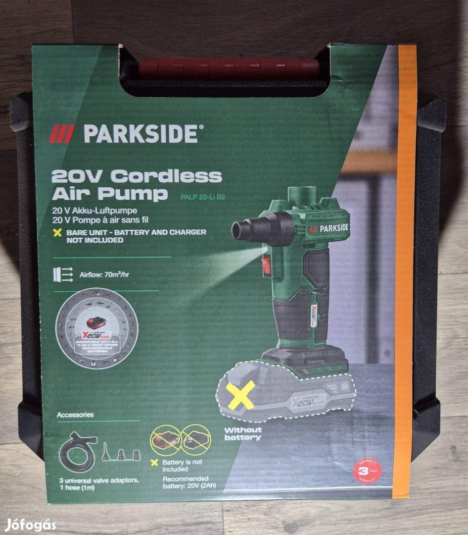 Parkside akkus légfúvó Palp 20-Li B2
