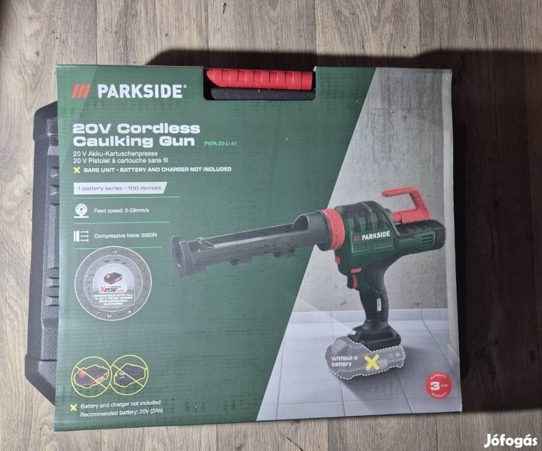 Parkside akkus szilikon kinyomó Pkpa 20-LI A1