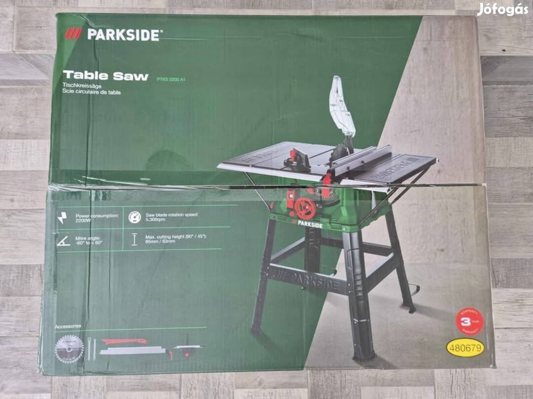 Parkside asztali körfűrész Ptks 2200 A1