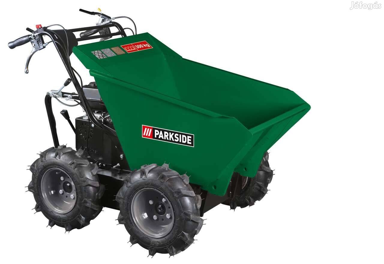 Parkside benzines minidömper motoros talicska dömper Garanciával!
