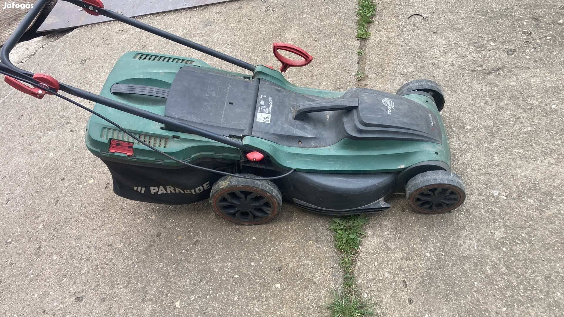 Parkside elektromos fűgyűjtős fűnyíró! (1800 wattos)