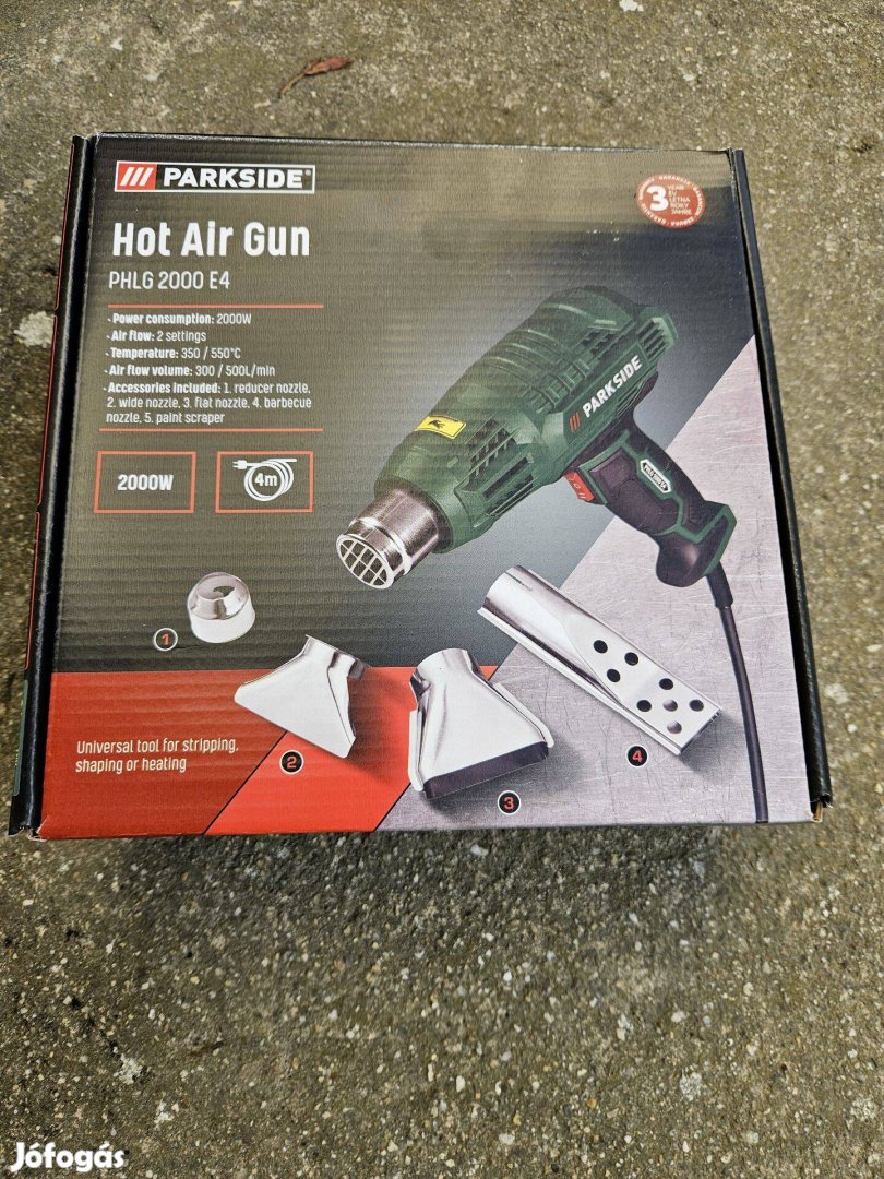 Parkside forrólevegős kisgép Hot Air Gun