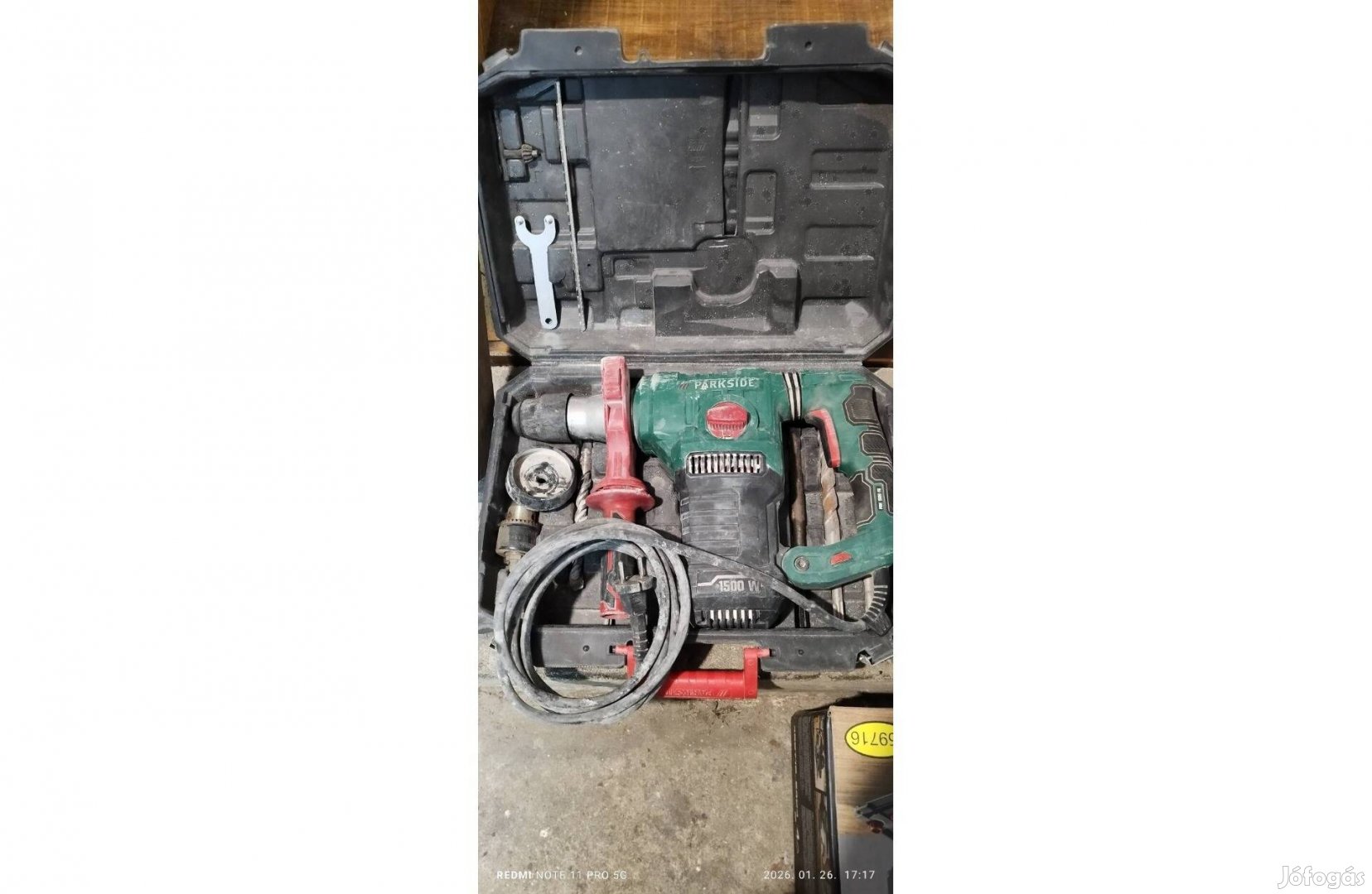 Parkside fúró-, vésőkalapács