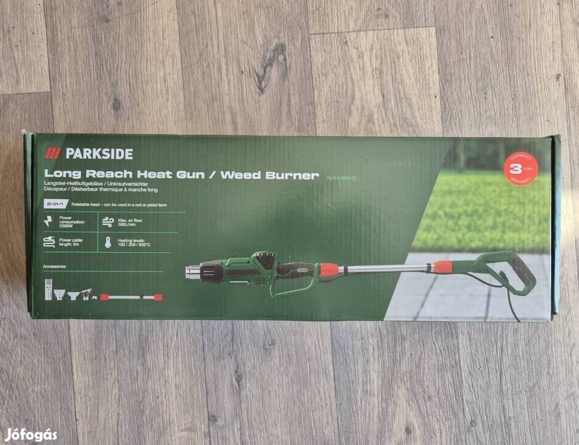 Parkside hosszú szárú hőlégfúvó és gyomirtó Plhlg 2000 C2